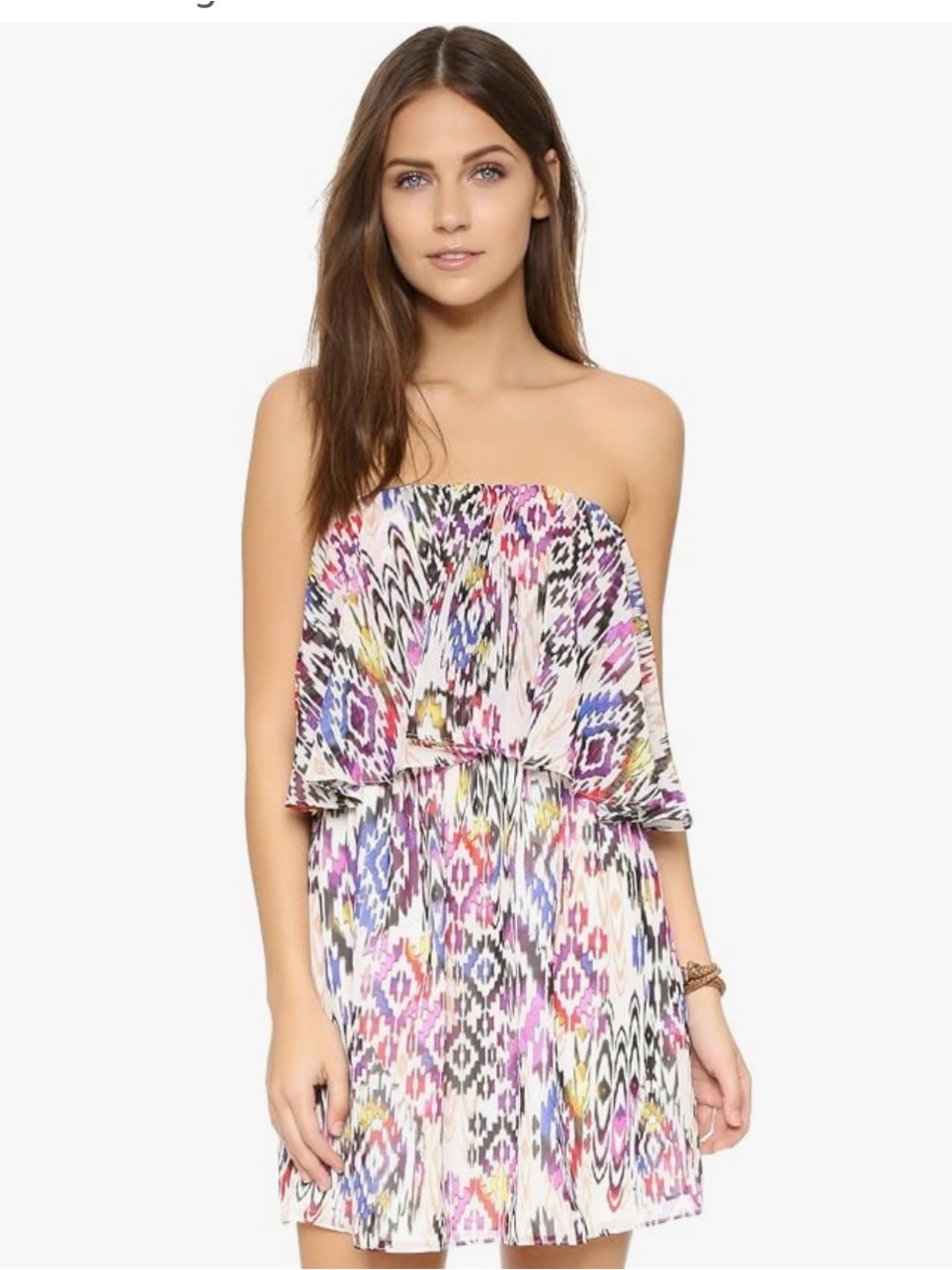Misa LA Multicolor Ikat Print Dress